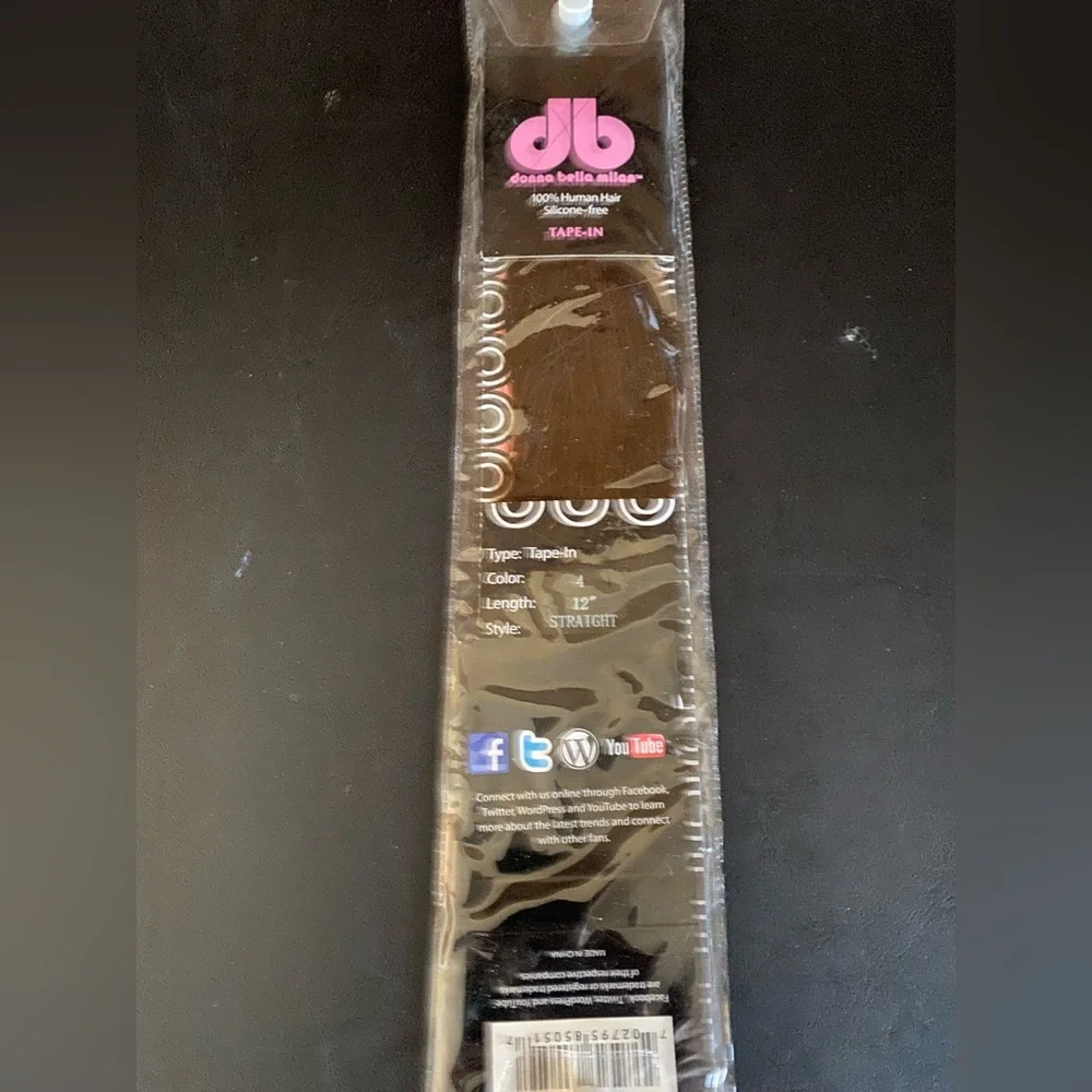 DONNA BELLA HAIR - Lot of Extensions (color 4) NEW